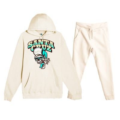 Classic California Skater Santa Cruz Premium Hooded Sweatsuit Set