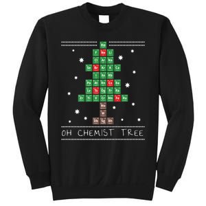 Christmas Chemistry Science Periodic Table Chemist Tree Sweatshirt