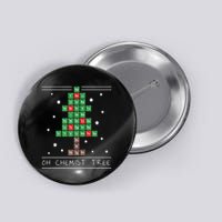 Christmas Chemistry Science Periodic Table Chemist Tree Button
