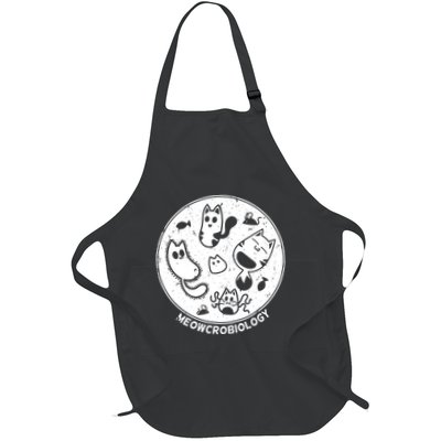 Cute Cat Science Lab Full-Length Apron With Pockets