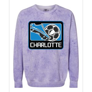 Cool Charlotte Soccer Cleats Colorblast Crewneck Sweatshirt