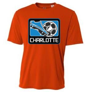 Cool Charlotte Soccer Cleats Cooling Performance Crew T-Shirt