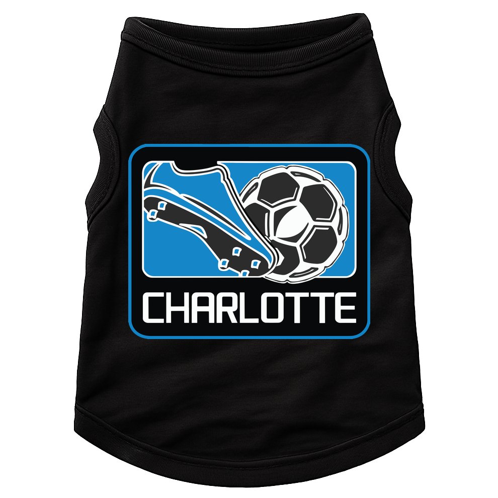 Cool Charlotte Soccer Cleats Doggie Tank