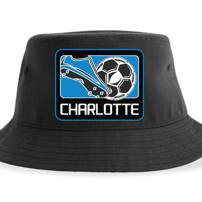 Cool Charlotte Soccer Cleats Sustainable Bucket Hat