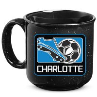 Cool Charlotte Soccer Cleats 15oz Campfire Ceramic Mug