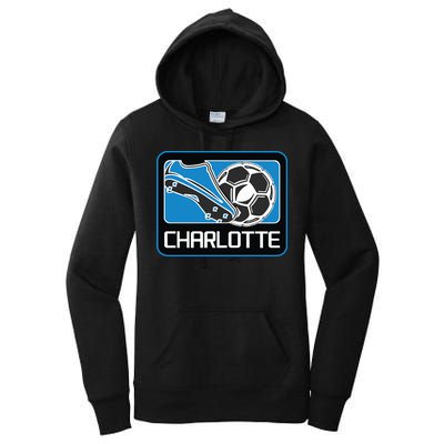 Cool Charlotte Soccer Cleats Women's Pullover Hoodie