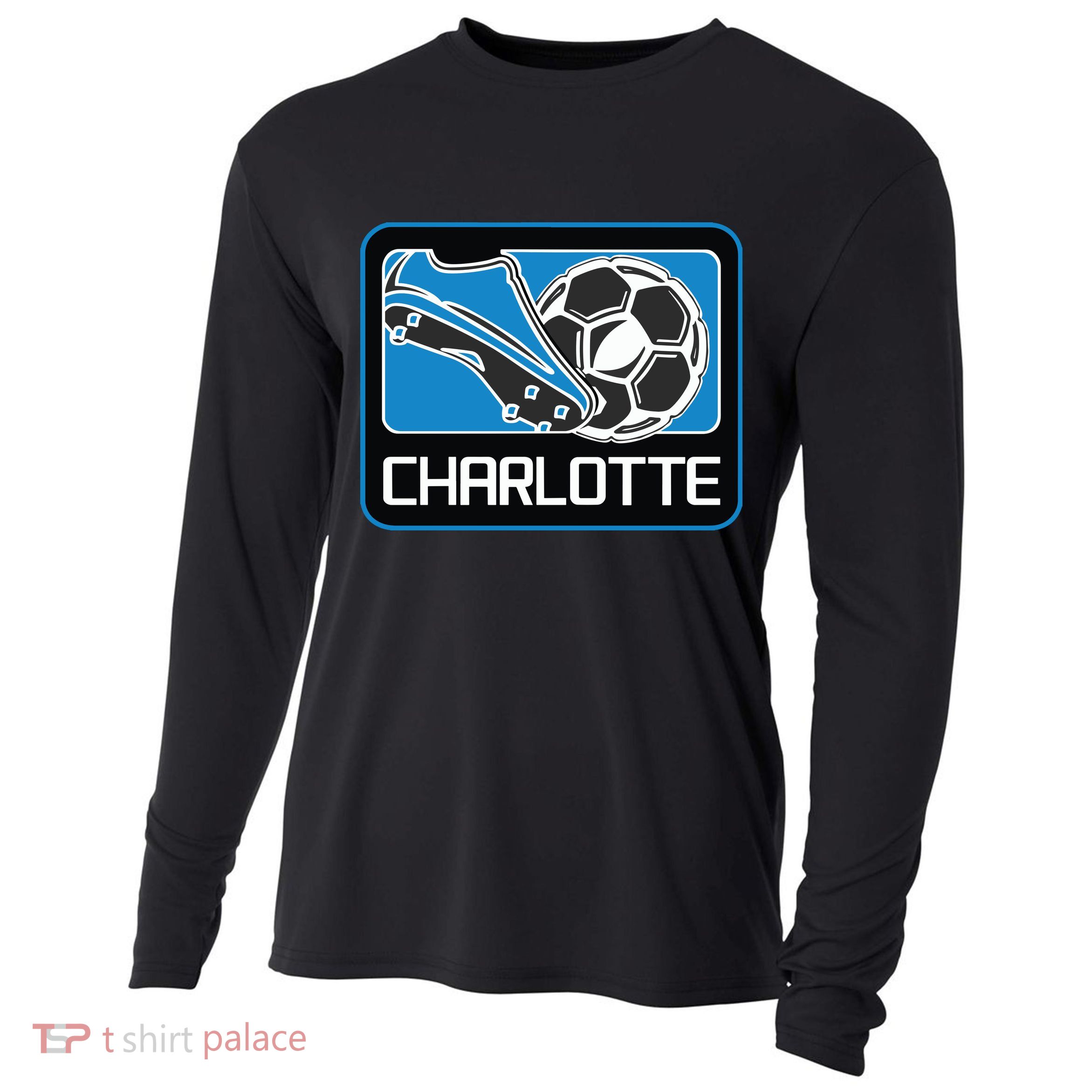 Cool Charlotte Soccer Cleats Cooling Performance Long Sleeve Crew