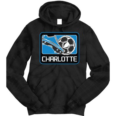 Cool Charlotte Soccer Cleats Tie Dye Hoodie