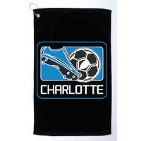Cool Charlotte Soccer Cleats Golf Towel