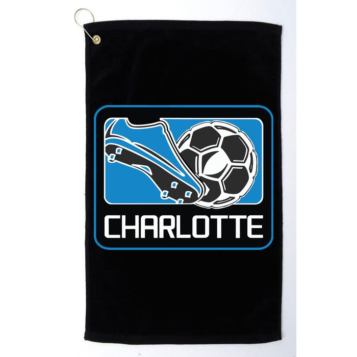 Cool Charlotte Soccer Cleats Golf Towel