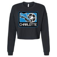 Cool Charlotte Soccer Cleats Cropped Pullover Crew