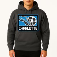 Cool Charlotte Soccer Cleats Hoodie