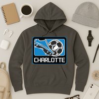Cool Charlotte Soccer Cleats Hoodie