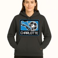 Cool Charlotte Soccer Cleats Hoodie