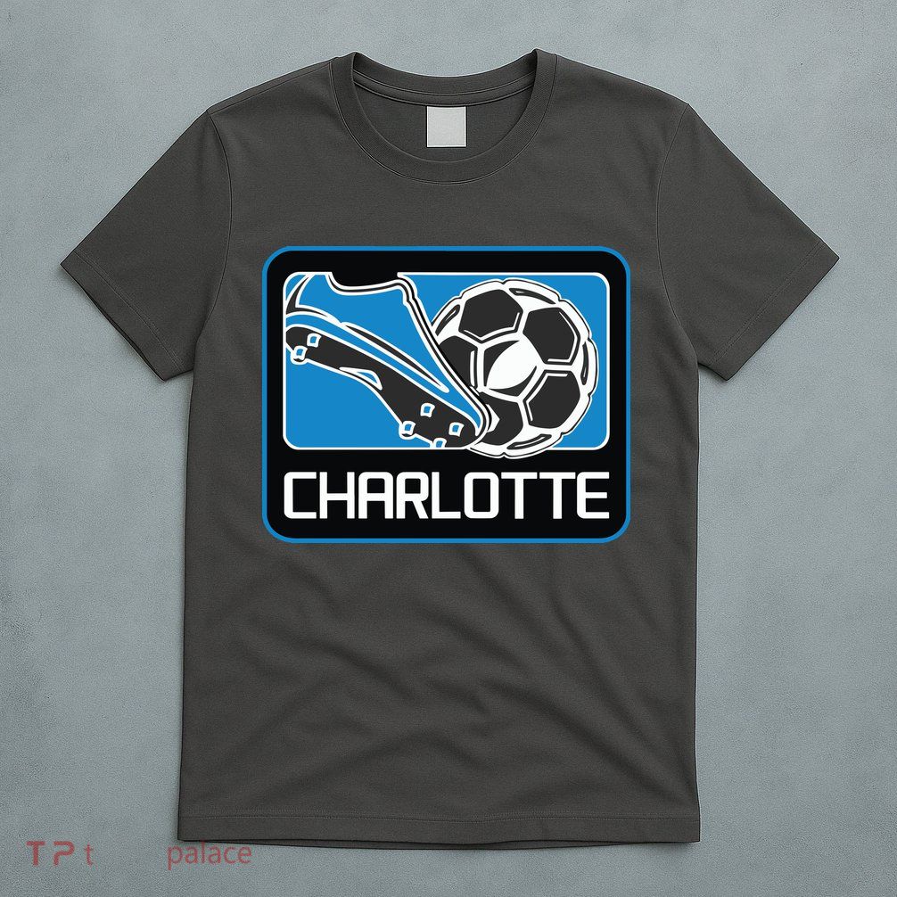 Cool Charlotte Soccer Cleats T-Shirt