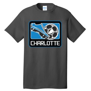 Cool Charlotte Soccer Cleats Tall T-Shirt