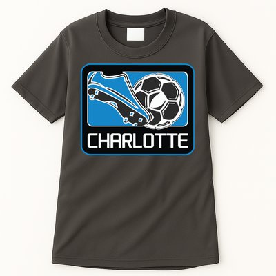 Cool Charlotte Soccer Cleats Tall T-Shirt