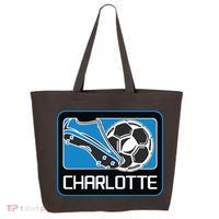 Cool Charlotte Soccer Cleats 25L Jumbo Tote