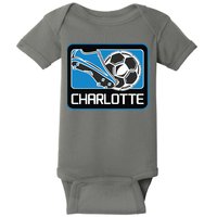 Cool Charlotte Soccer Cleats Baby Bodysuit