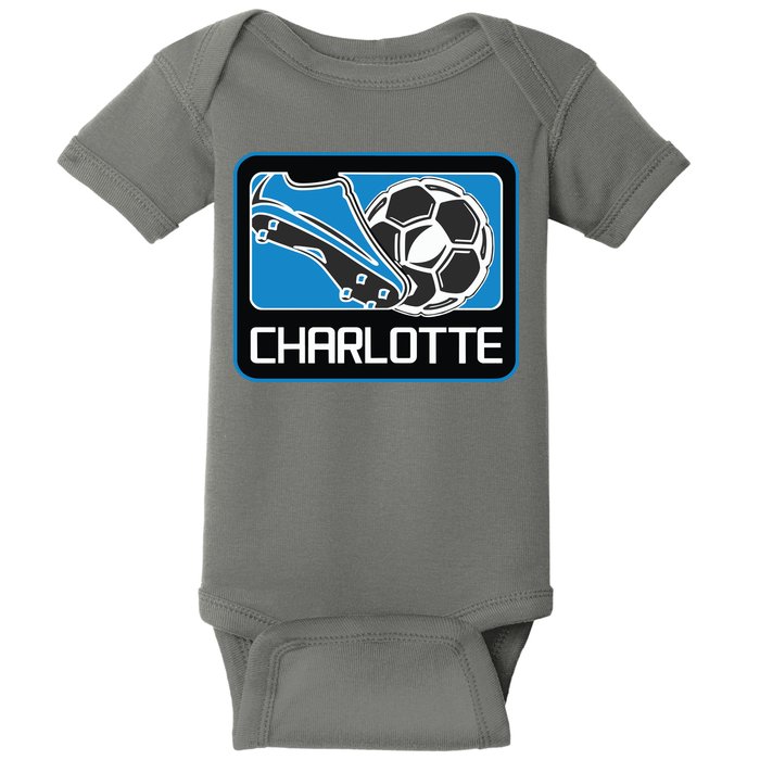 Cool Charlotte Soccer Cleats Baby Bodysuit