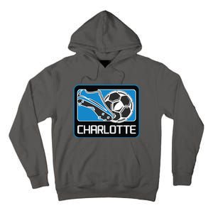 Cool Charlotte Soccer Cleats Tall Hoodie