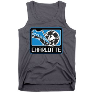 Cool Charlotte Soccer Cleats Tank Top