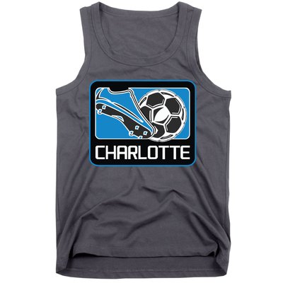 Cool Charlotte Soccer Cleats Tank Top