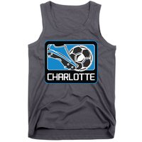 Cool Charlotte Soccer Cleats Tank Top