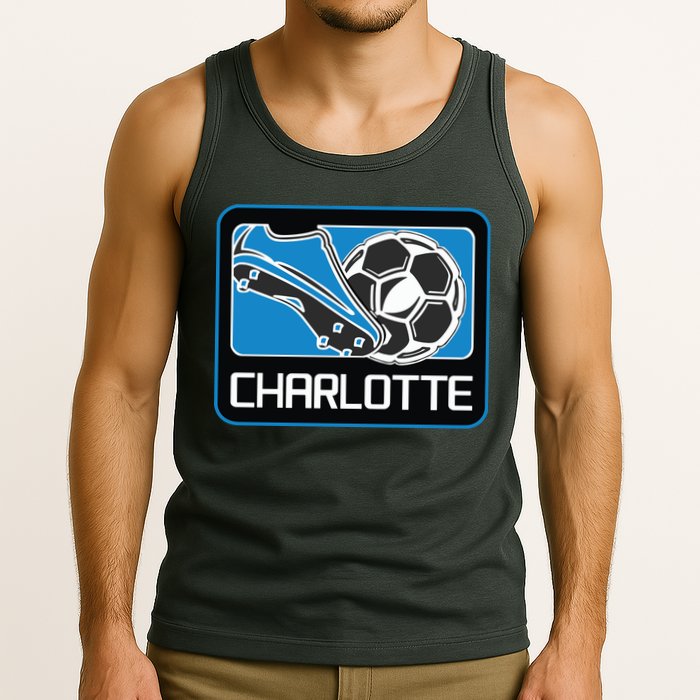 Cool Charlotte Soccer Cleats Tank Top