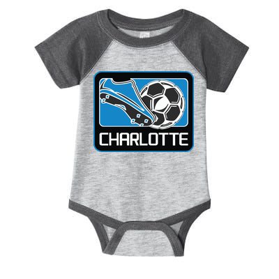 Cool Charlotte Soccer Cleats Infant Baby Jersey Bodysuit