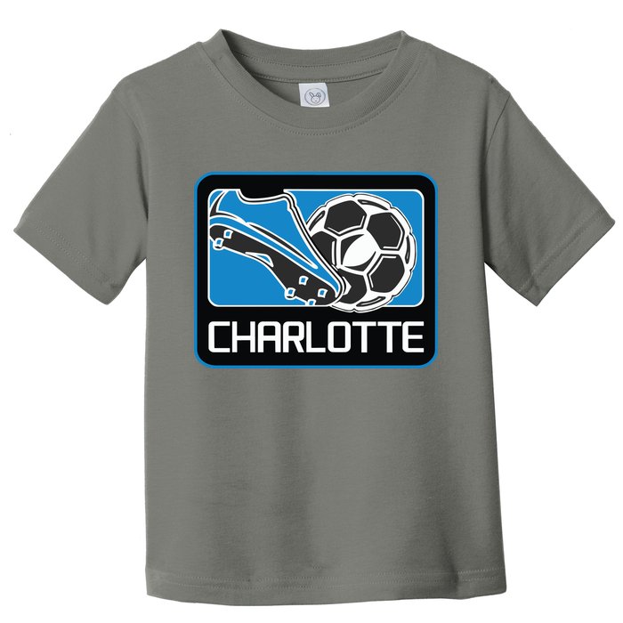 Cool Charlotte Soccer Cleats Toddler T-Shirt