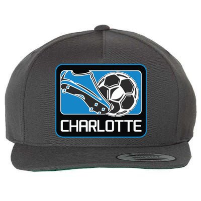 Cool Charlotte Soccer Cleats Wool Snapback Cap
