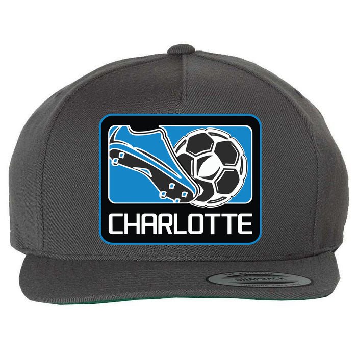 Cool Charlotte Soccer Cleats Wool Snapback Cap