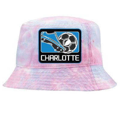 Cool Charlotte Soccer Cleats Tie-Dyed Bucket Hat