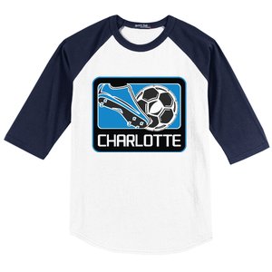 Cool Charlotte Soccer Cleats Baseball Sleeve Shirt