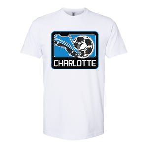 Cool Charlotte Soccer Cleats Softstyle CVC T-Shirt