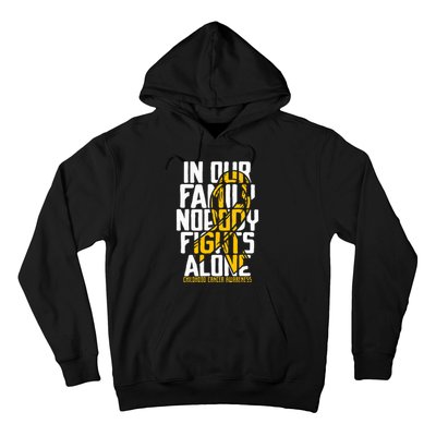 Childhood Cancer Support Family Childhood Cancer Awareness Hoodie