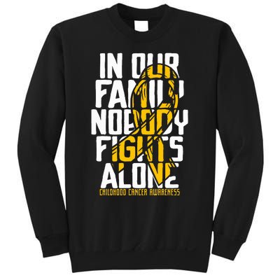 Childhood Cancer Support Family Childhood Cancer Awareness Sweatshirt