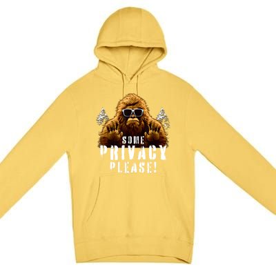 Cryptozoology Cryptid Sasquatch Believe Funny Bigfoot Premium Pullover Hoodie