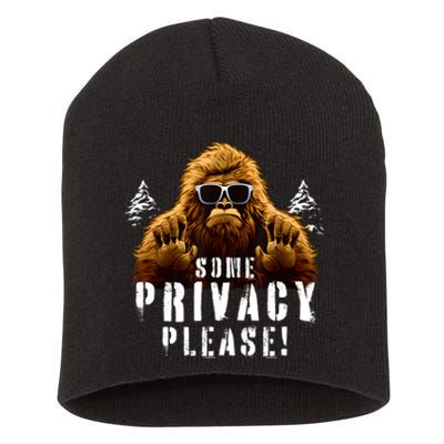 Cryptozoology Cryptid Sasquatch Believe Funny Bigfoot Short Acrylic Beanie