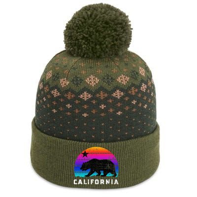 California California State Cali Lover The Baniff Cuffed Pom Beanie