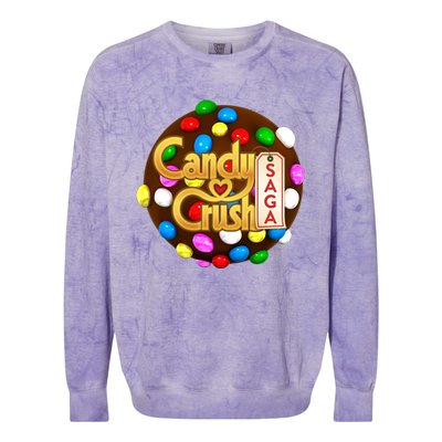 Candy Crush Saga Game Colorblast Crewneck Sweatshirt