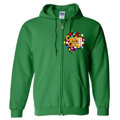 Candy Crush Saga Game Full Zip Hoodie