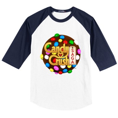 Candy Crush Saga Game Baseball Sleeve Shirt