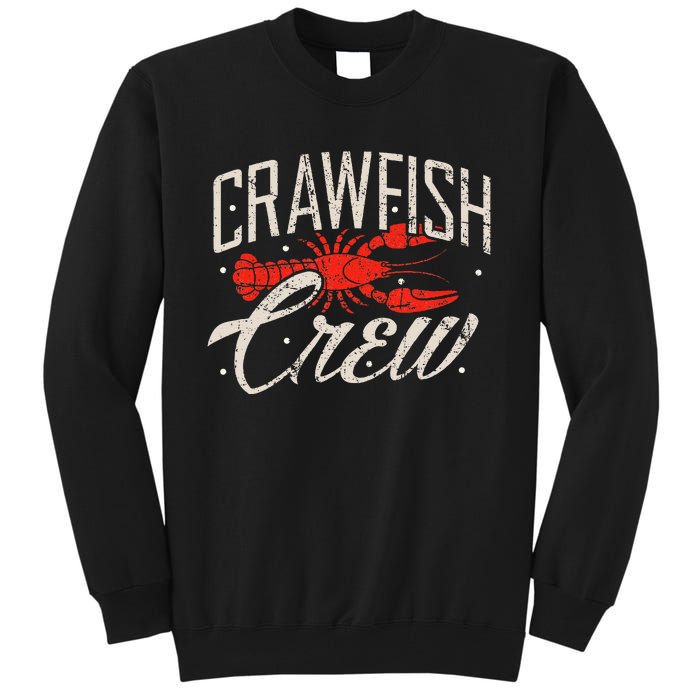 Crawfish Crew Seafood Cajun Boil Crayfish Louisiana Tall Sweatshirt