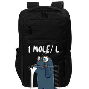 Chemistry Chemist Student Science Teacher Mole Impact Tech Backpack