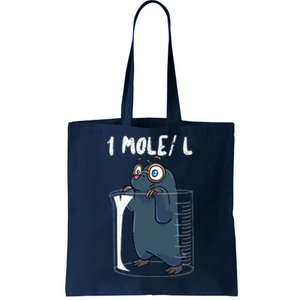 Chemistry Chemist Student Science Teacher Mole Tote Bag