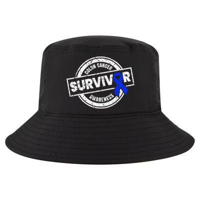 Colon Cancer Survivor Colon Cancer Awareness Month Cool Comfort Performance Bucket Hat