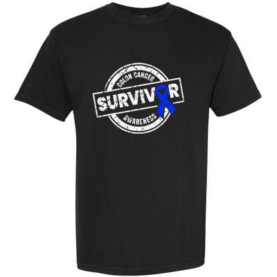 Colon Cancer Survivor Colon Cancer Awareness Month Garment-Dyed Heavyweight T-Shirt