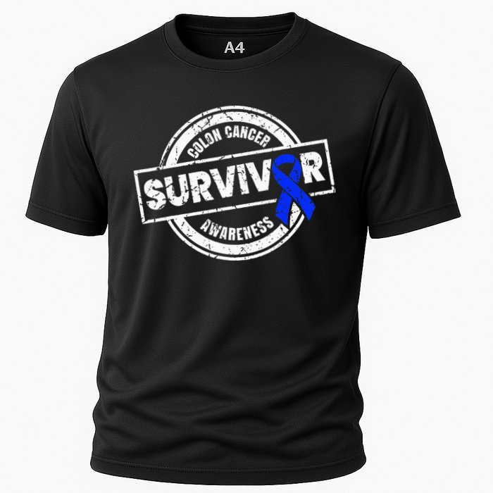 Colon Cancer Survivor Colon Cancer Awareness Month Cooling Performance Crew T-Shirt